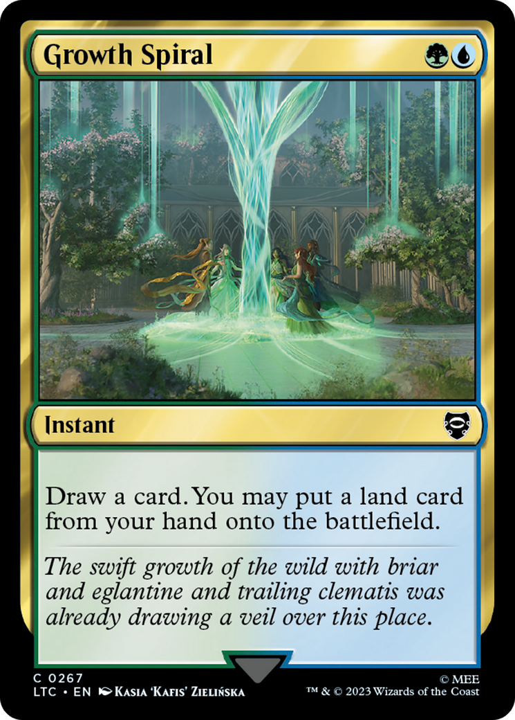 Growth Spiral [The Lord of the Rings: Tales of Middle-Earth Commander] | Jomio and Rueliete's Cards and Comics
