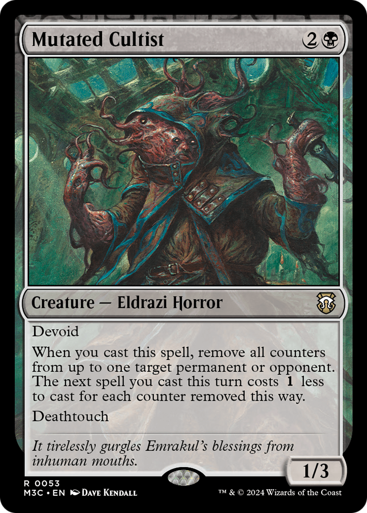 Mutated Cultist [Modern Horizons 3 Commander] | Jomio and Rueliete's Cards and Comics