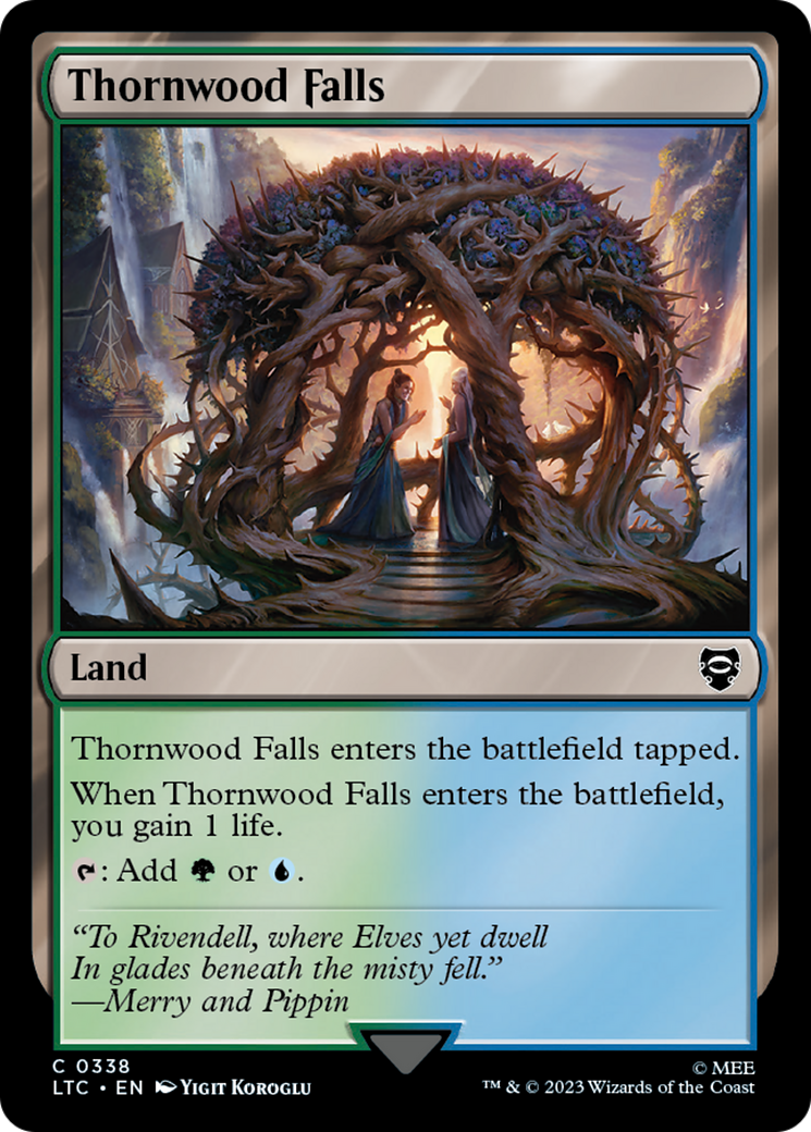 Thornwood Falls [The Lord of the Rings: Tales of Middle-Earth Commander] | Jomio and Rueliete's Cards and Comics