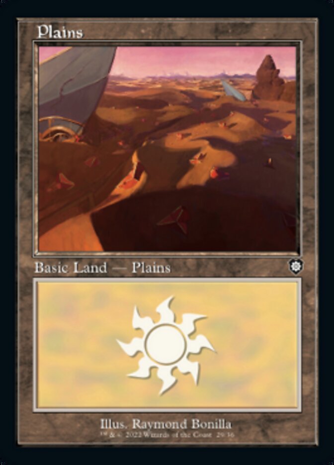 Plains (029) (Retro) [The Brothers' War Commander] | Jomio and Rueliete's Cards and Comics