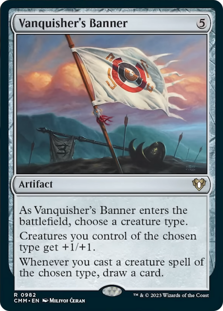 Vanquisher's Banner [Commander Masters] | Jomio and Rueliete's Cards and Comics