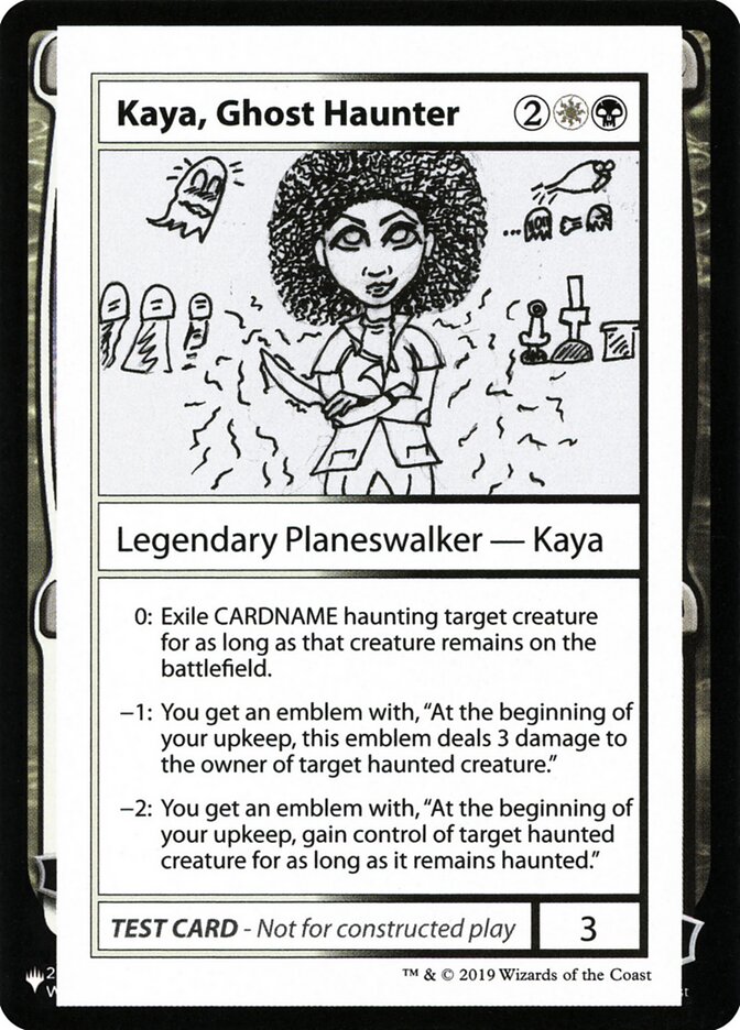 Kaya, Ghost Haunter [The List] | Jomio and Rueliete's Cards and Comics