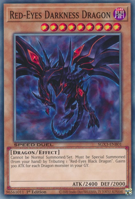 Red-Eyes Darkness Dragon [SGX3-ENB01] Common | Jomio and Rueliete's Cards and Comics