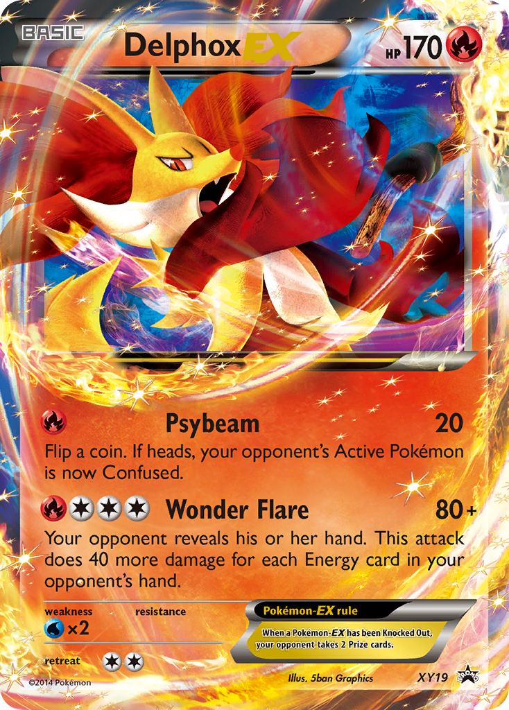 Delphox EX (XY19) [XY: Black Star Promos] | Jomio and Rueliete's Cards and Comics