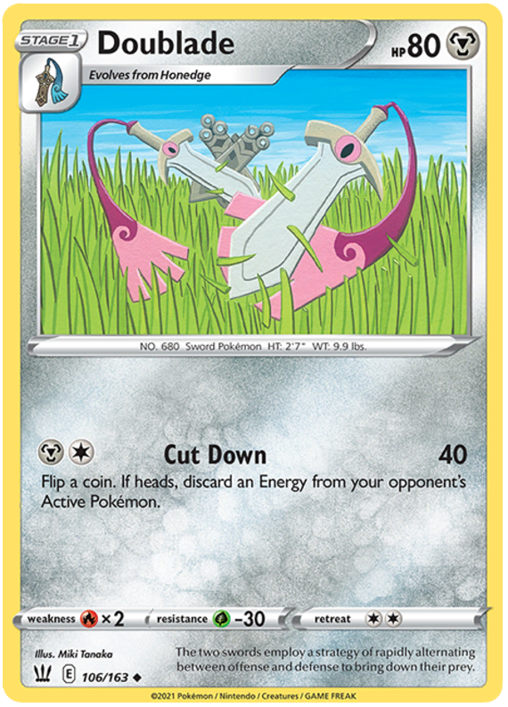 Doublade (106/163) [Sword & Shield: Battle Styles] | Jomio and Rueliete's Cards and Comics
