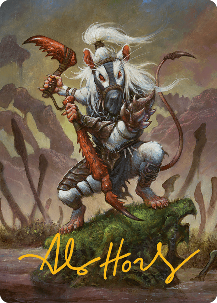 Ink-Eyes, Servant of Oni Art Card (Gold-Stamped Signature) [Bloomburrow Art Series] | Jomio and Rueliete's Cards and Comics