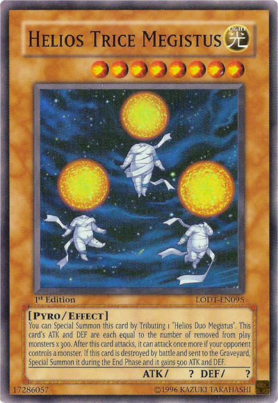 Helios Trice Megistus [LODT-EN095] Super Rare | Jomio and Rueliete's Cards and Comics