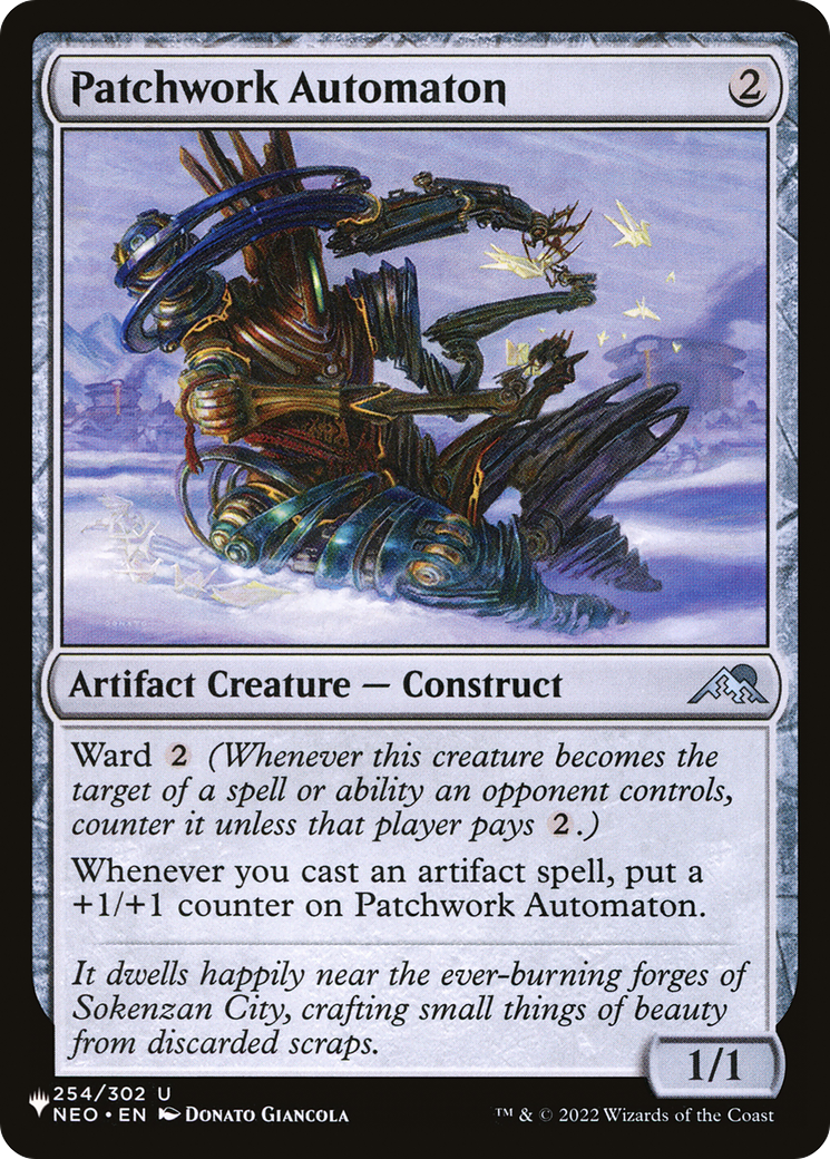 Patchwork Automaton [The List] | Jomio and Rueliete's Cards and Comics