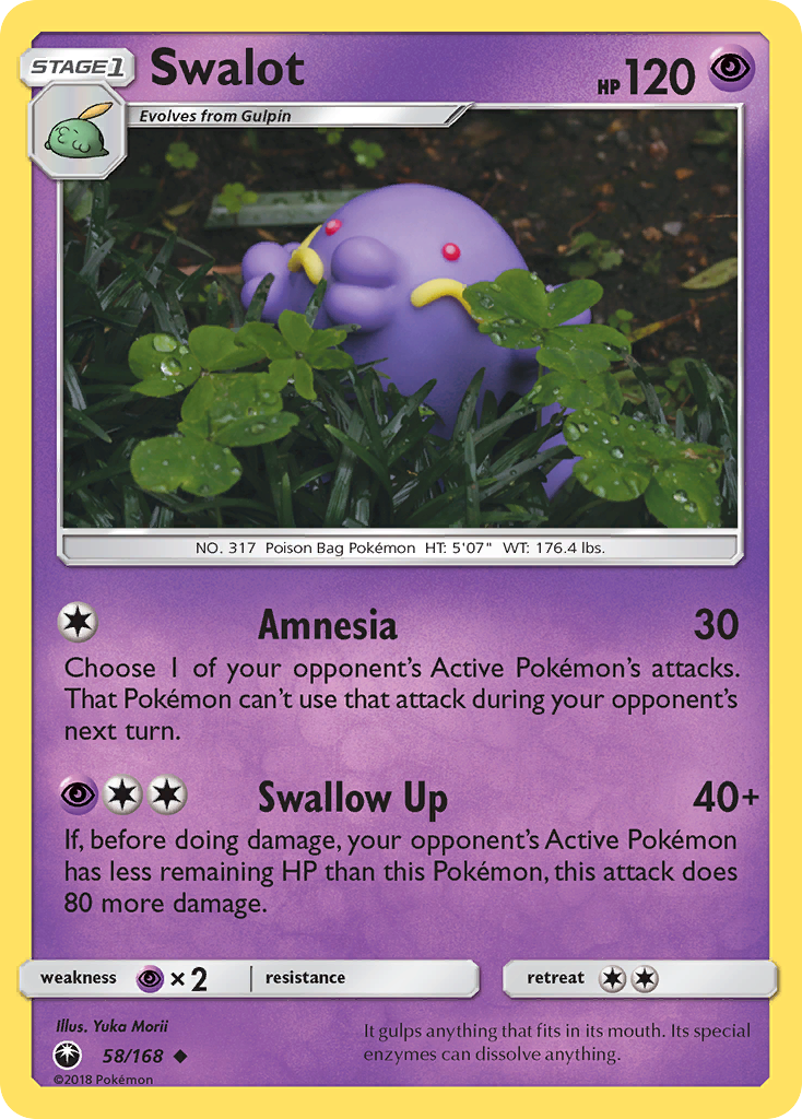 Swalot (58/168) [Sun & Moon: Celestial Storm] | Jomio and Rueliete's Cards and Comics