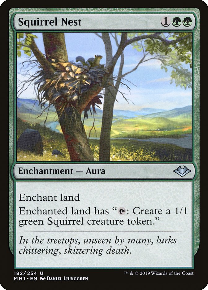 Squirrel Nest [Modern Horizons] | Jomio and Rueliete's Cards and Comics