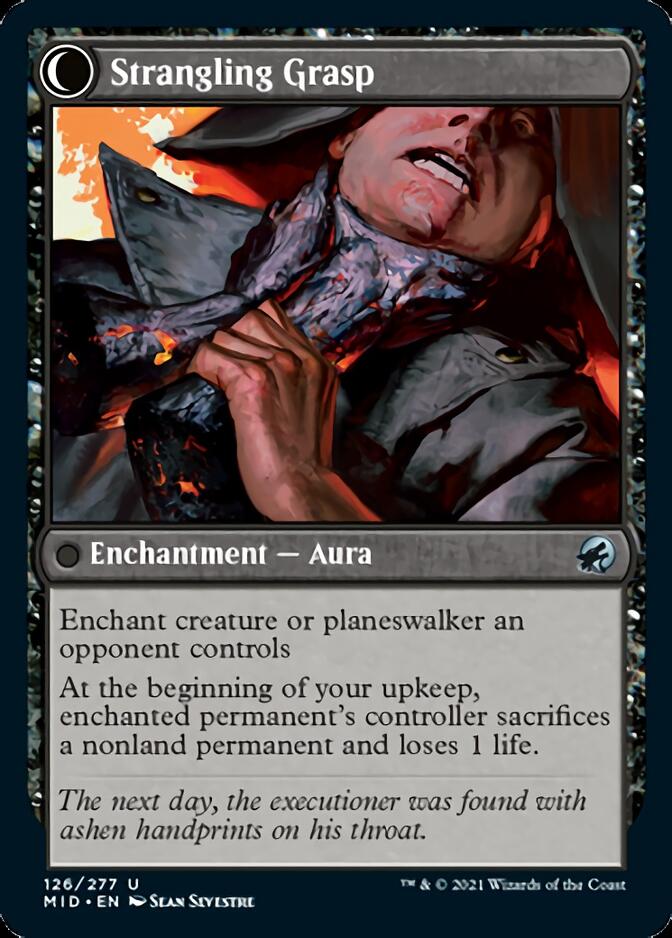 Vengeful Strangler // Strangling Grasp [Innistrad: Midnight Hunt] | Jomio and Rueliete's Cards and Comics