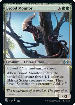 Brood Monitor [Jumpstart 2022] | Jomio and Rueliete's Cards and Comics
