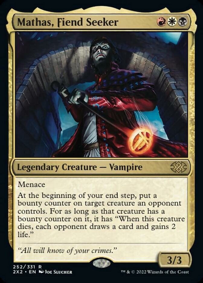 Mathas, Fiend Seeker [Double Masters 2022] | Jomio and Rueliete's Cards and Comics