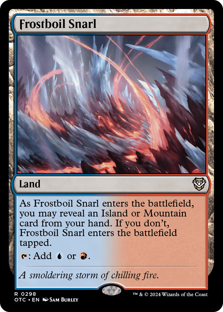 Frostboil Snarl [Outlaws of Thunder Junction Commander] | Jomio and Rueliete's Cards and Comics