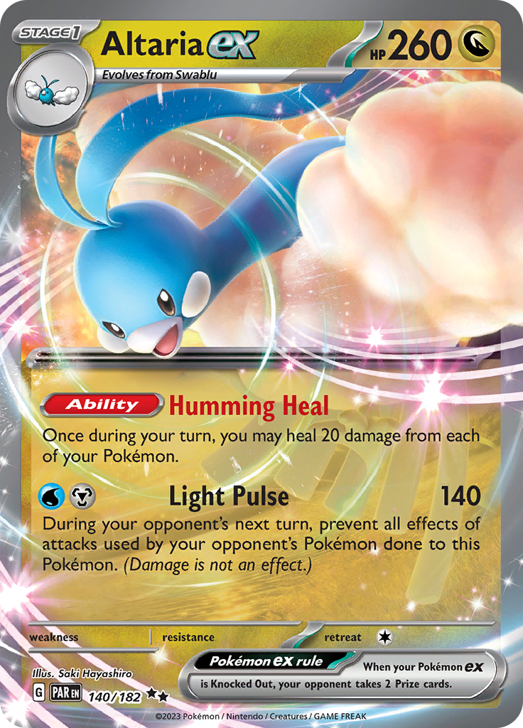 Altaria ex (140/182) [Scarlet & Violet: Paradox Rift] | Jomio and Rueliete's Cards and Comics