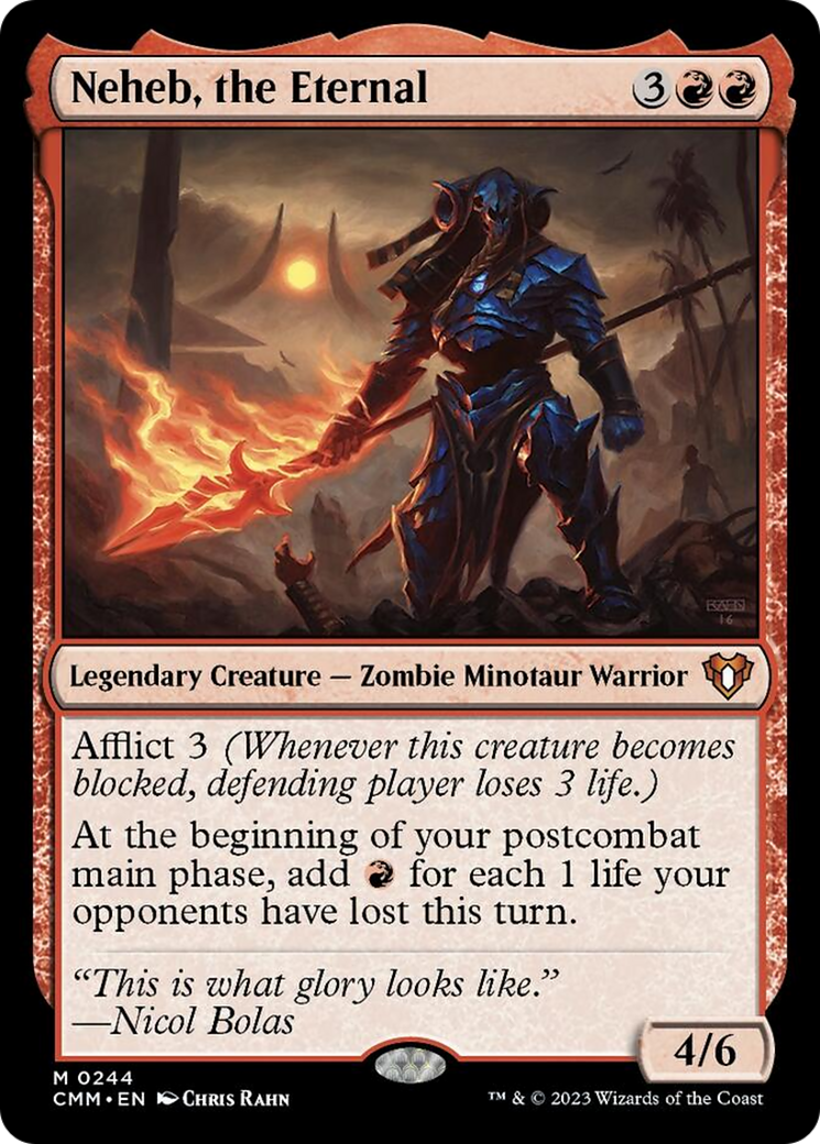 Neheb, the Eternal [Commander Masters] | Jomio and Rueliete's Cards and Comics
