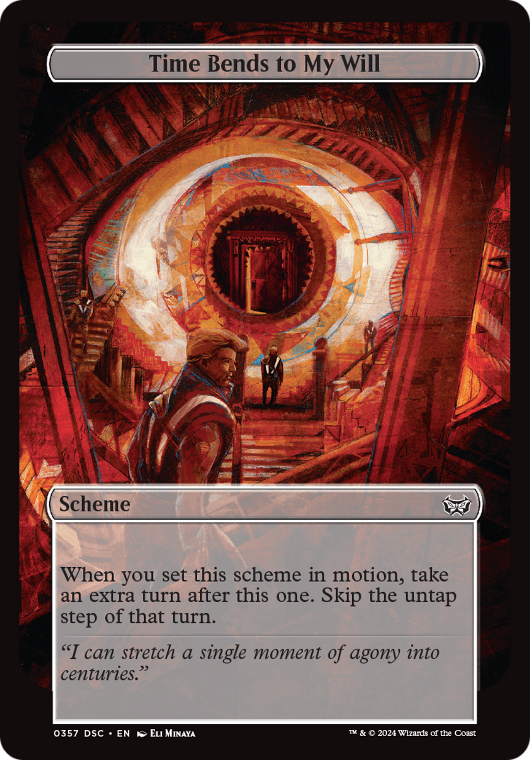Time Bends to My Will (Full Art) [Duskmourn: Archenemy] | Jomio and Rueliete's Cards and Comics