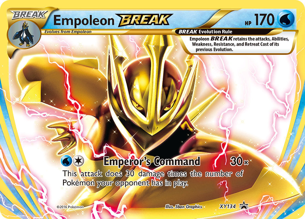Empoleon BREAK (XY134) [XY: Black Star Promos] | Jomio and Rueliete's Cards and Comics