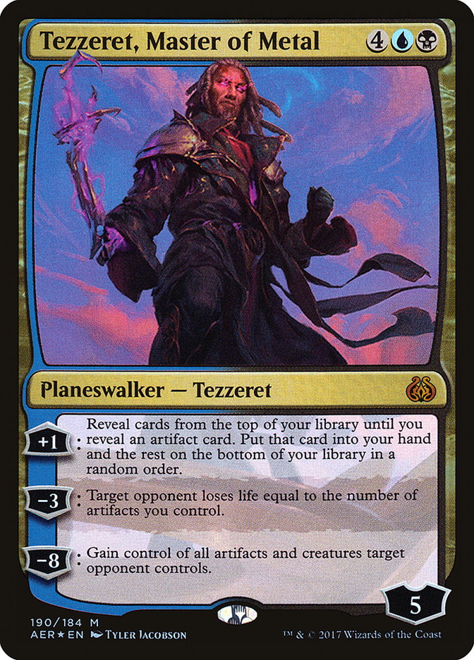 Tezzeret, Master of Metal [Aether Revolt] | Jomio and Rueliete's Cards and Comics