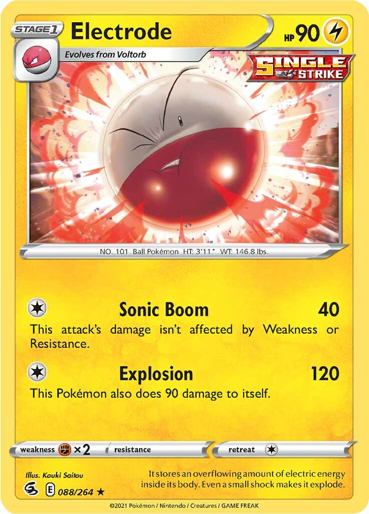 Electrode (088/264) [Sword & Shield: Fusion Strike] | Jomio and Rueliete's Cards and Comics