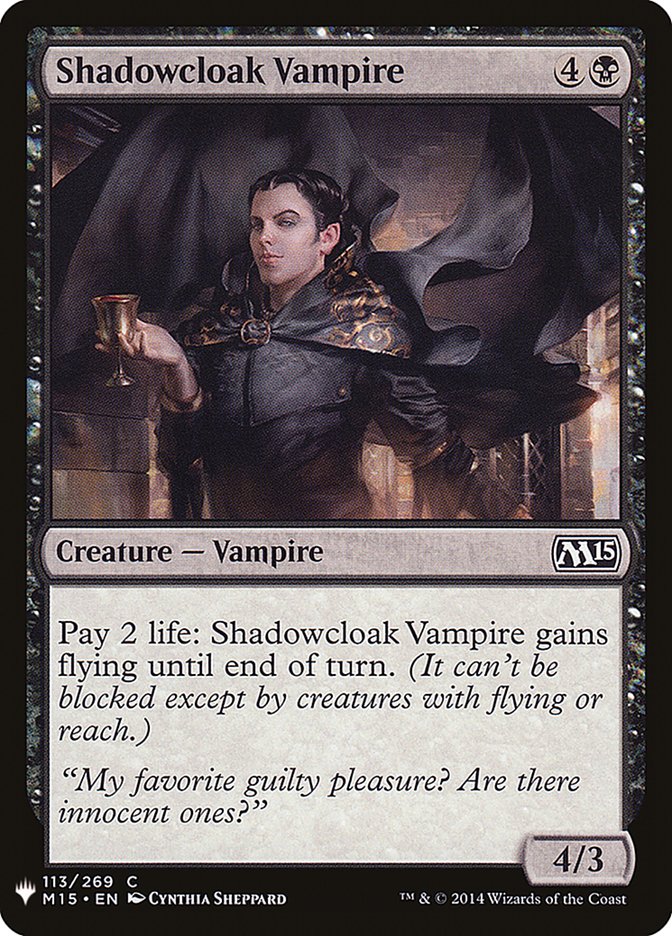Shadowcloak Vampire [Mystery Booster] | Jomio and Rueliete's Cards and Comics