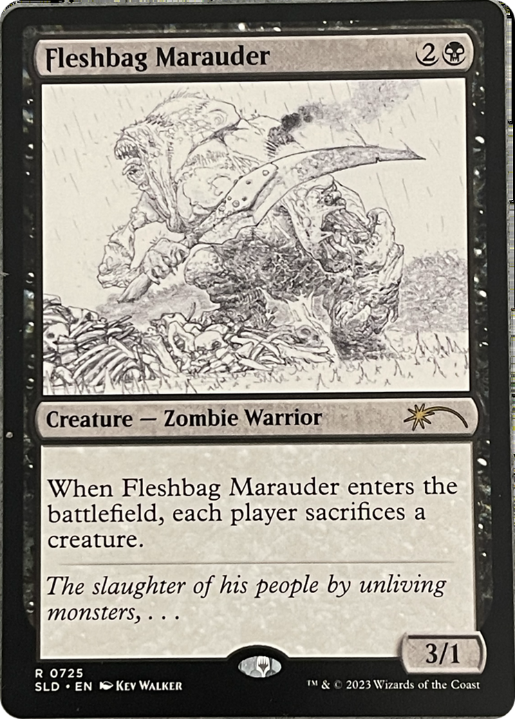 Fleshbag Marauder (Sketch Showcase) [Secret Lair Drop Series] | Jomio and Rueliete's Cards and Comics
