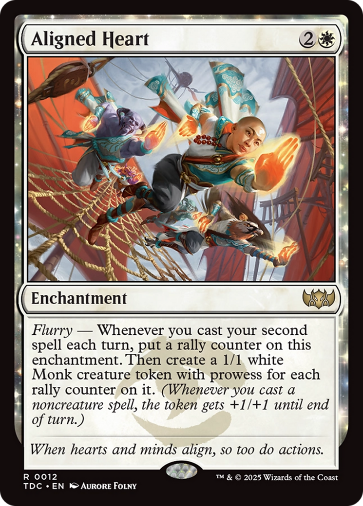 Aligned Heart [Tarkir: Dragonstorm Commander] | Jomio and Rueliete's Cards and Comics