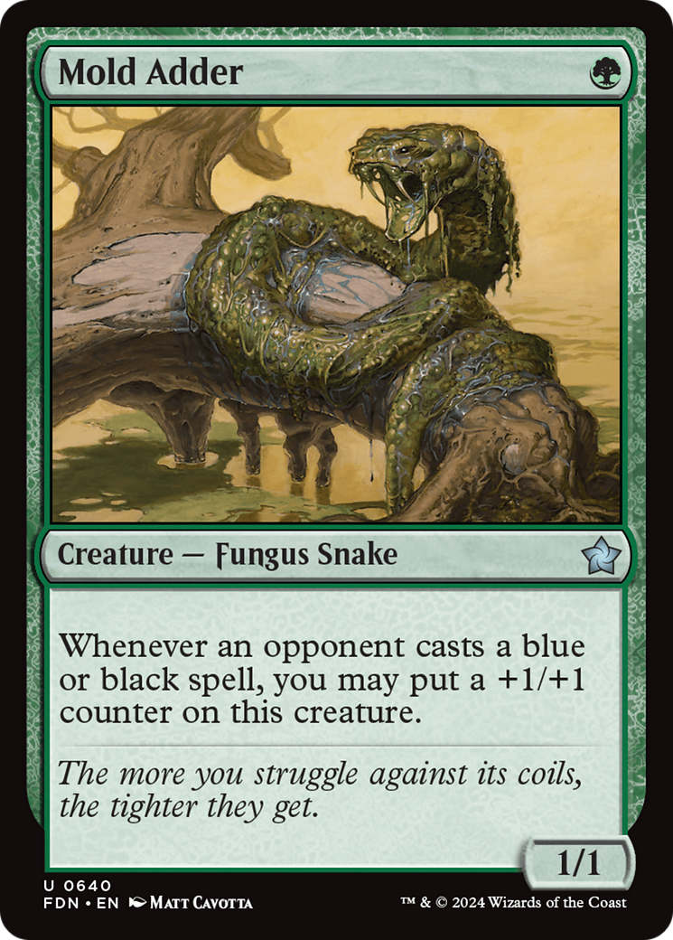 Mold Adder [Foundations] | Jomio and Rueliete's Cards and Comics