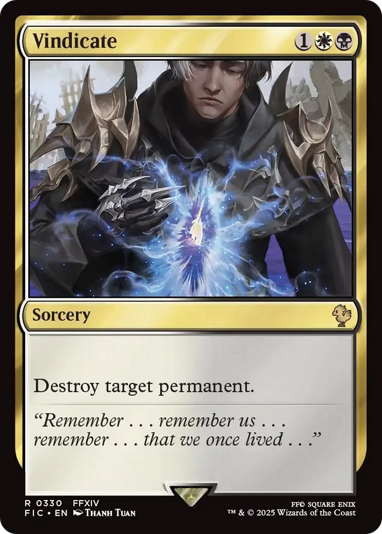 Vindicate [FINAL FANTASY Commander] | Jomio and Rueliete's Cards and Comics