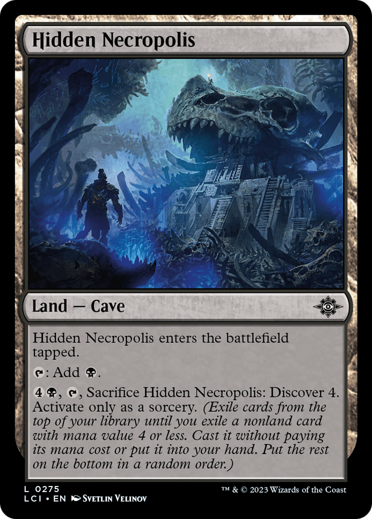 Hidden Necropolis [The Lost Caverns of Ixalan] | Jomio and Rueliete's Cards and Comics