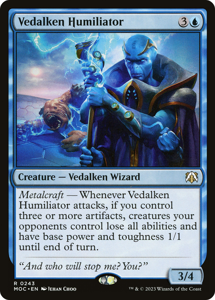 Vedalken Humiliator [March of the Machine Commander] | Jomio and Rueliete's Cards and Comics