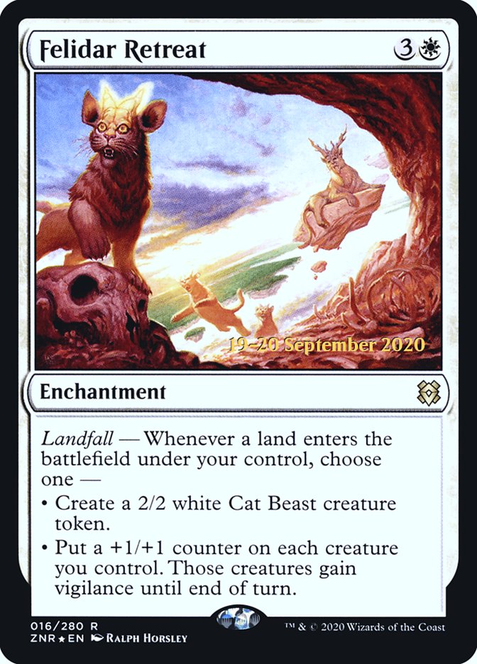 Felidar Retreat [Zendikar Rising Prerelease Promos] | Jomio and Rueliete's Cards and Comics