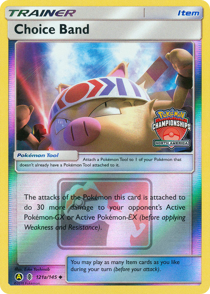 Choice Band (121a/145) (North America Championships) [Sun & Moon: Guardians Rising] | Jomio and Rueliete's Cards and Comics