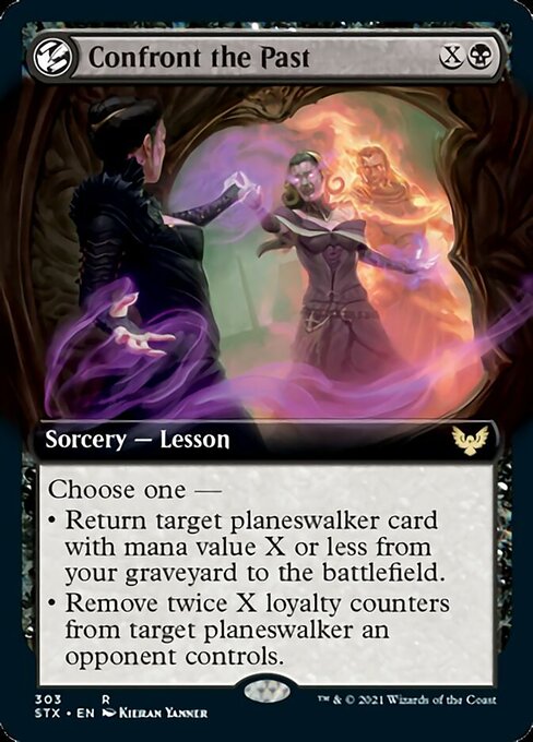 Confront the Past (Extended Art) [Strixhaven: School of Mages] | Jomio and Rueliete's Cards and Comics