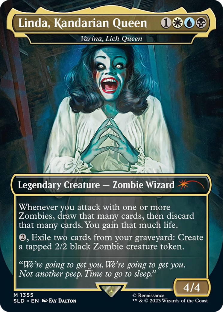 Linda, Kandarian Queen - Varina, Lich Queen [Secret Lair Drop Series] | Jomio and Rueliete's Cards and Comics