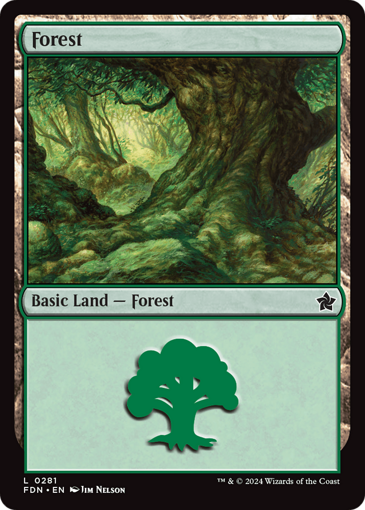 Forest (0281) [Foundations] | Jomio and Rueliete's Cards and Comics