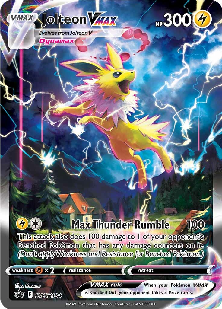 Jolteon VMAX (SWSH184) [Sword & Shield: Black Star Promos] | Jomio and Rueliete's Cards and Comics