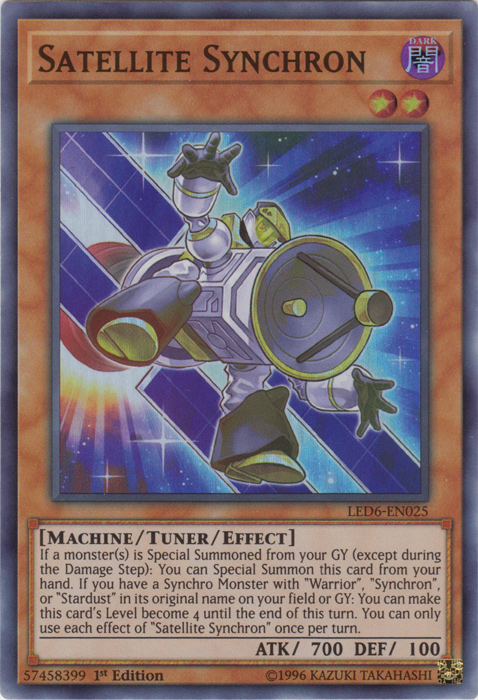 Satellite Synchron [LED6-EN025] Super Rare | Jomio and Rueliete's Cards and Comics