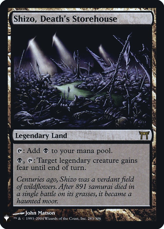 Shizo, Death's Storehouse [Mystery Booster] | Jomio and Rueliete's Cards and Comics