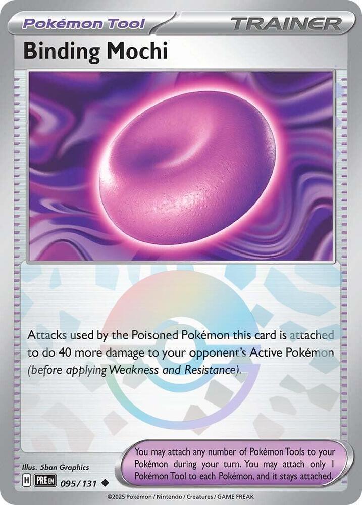 Binding Mochi (095/131) (Poke Ball Pattern) [Scarlet & Violet: Prismatic Evolutions] | Jomio and Rueliete's Cards and Comics