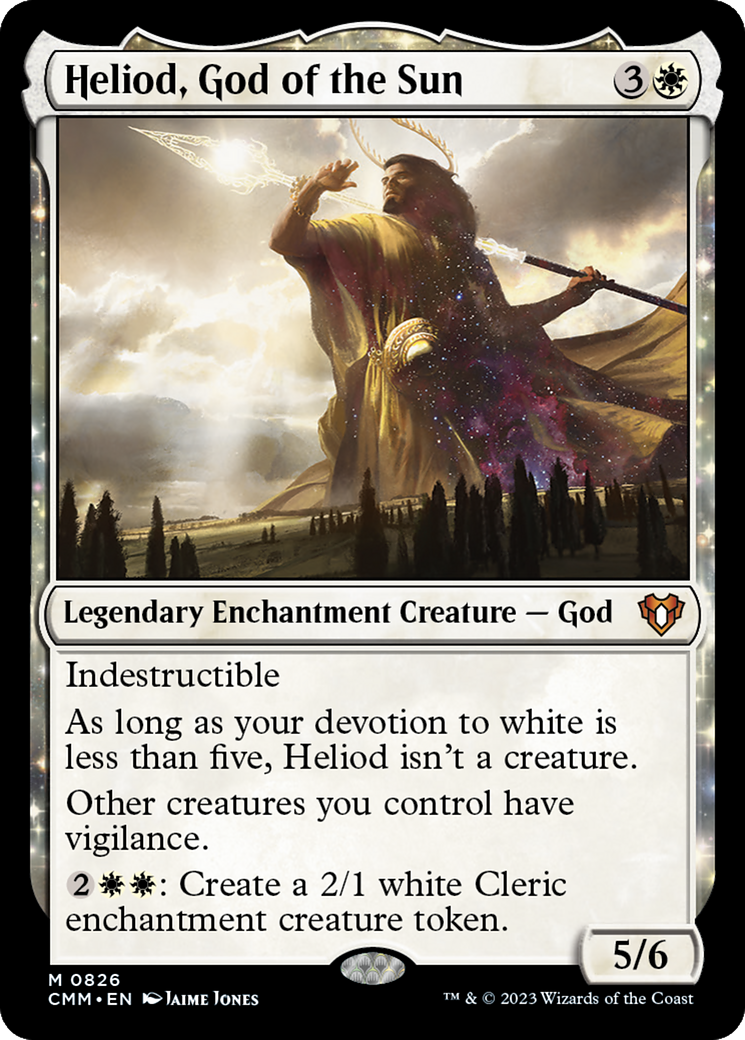 Heliod, God of the Sun [Commander Masters] | Jomio and Rueliete's Cards and Comics