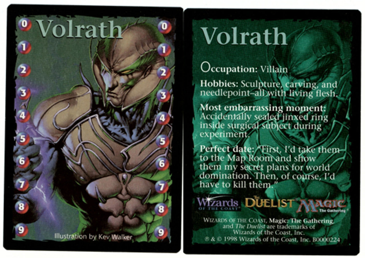 Volrath Life Counter Token [Media Promos] | Jomio and Rueliete's Cards and Comics
