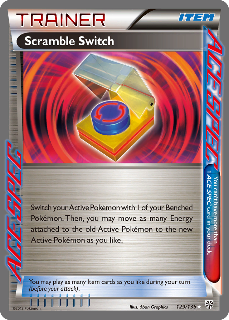 Scramble Switch (129/135) [Black & White: Plasma Storm] | Jomio and Rueliete's Cards and Comics