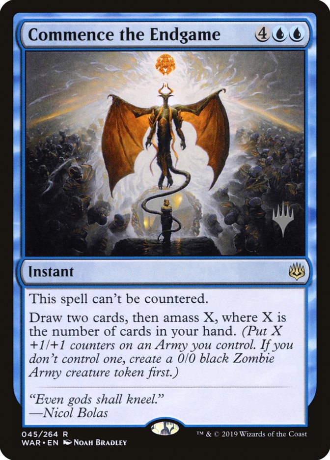 Commence the Endgame (Promo Pack) [War of the Spark Promos] | Jomio and Rueliete's Cards and Comics
