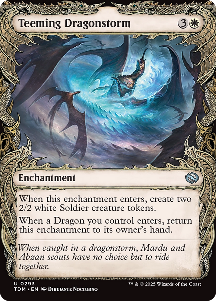 Teeming Dragonstorm (Showcase) [Tarkir: Dragonstorm] | Jomio and Rueliete's Cards and Comics