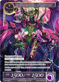 Mephistopheles, the Abyssal Tyrant (World-002) [Promo Cards] | Jomio and Rueliete's Cards and Comics