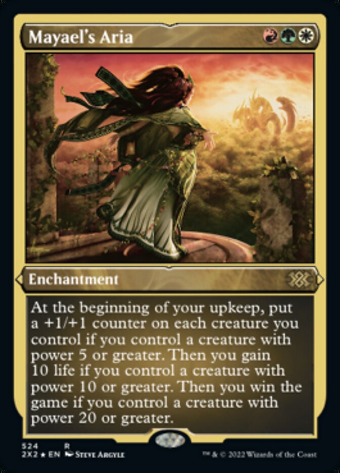Mayael's Aria (Foil Etched) [Double Masters 2022] | Jomio and Rueliete's Cards and Comics