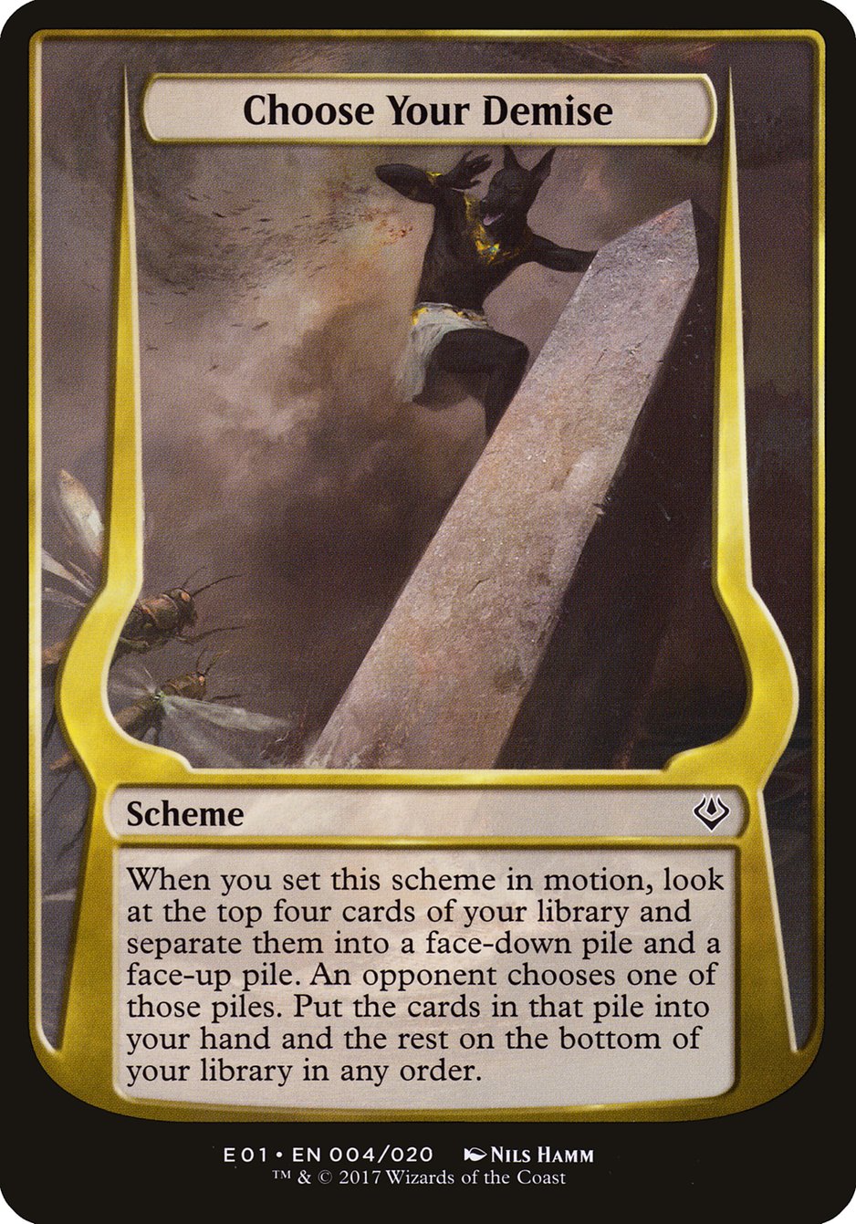 Choose Your Demise (Schemes) [Archenemy: Nicol Bolas Schemes] | Jomio and Rueliete's Cards and Comics