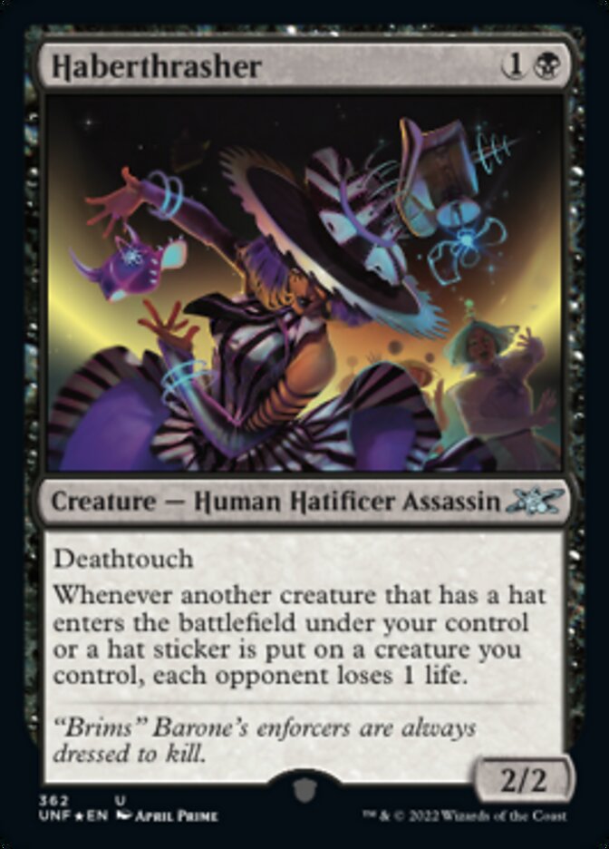 Haberthrasher (Galaxy Foil) [Unfinity] | Jomio and Rueliete's Cards and Comics