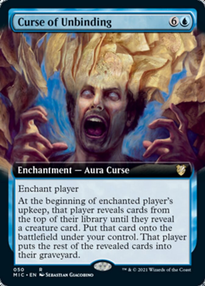 Curse of Unbinding (Extended Art) [Innistrad: Midnight Hunt Commander] | Jomio and Rueliete's Cards and Comics